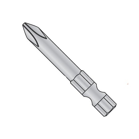 Newport Fasteners 3 X 1 15/16 X 1/4 Phillips Power Bit/Point Size: No 3/Length 1 15/16/Shank: 1/4, 100PK 616040